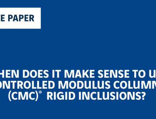 When Does It Make Sense to Use Controlled Modulus Columns (CMC)® Rigid Inclusions?