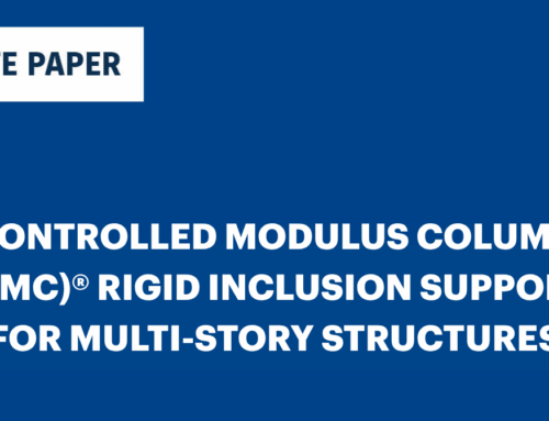 Controlled Modulus Column (CMC)® Rigid Inclusion Support for Multi-Story Structures