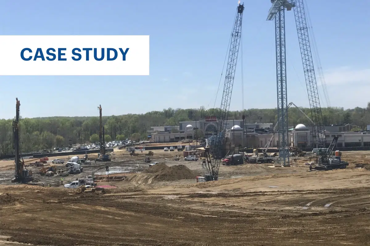 photo of construction of Prince George's Medical Center