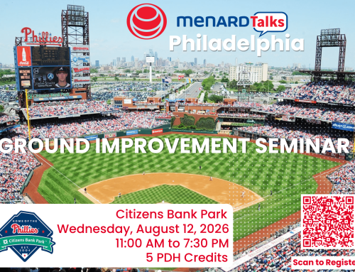 Menard Talks Ground Improvement Seminar | Citizens Bank Park