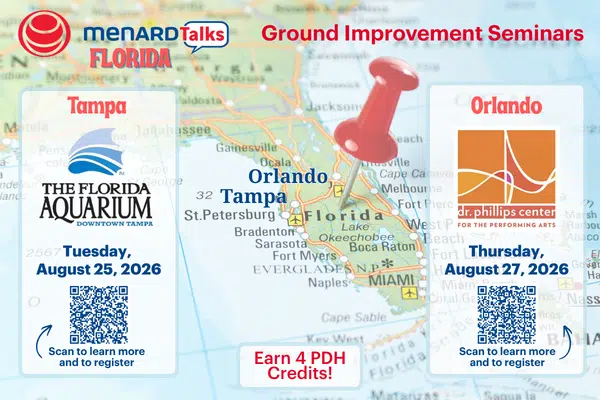 Florida Ground Improvement Seminar Orlando and Tampa Invite