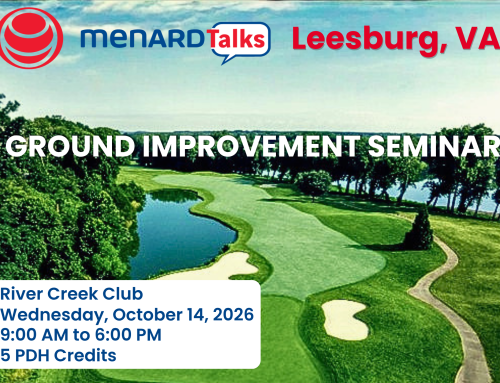 Menard Talks Ground Improvement Seminar | Leesburg, VA