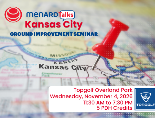 Menard Talks Ground Improvement Seminar | Kansas City, KS